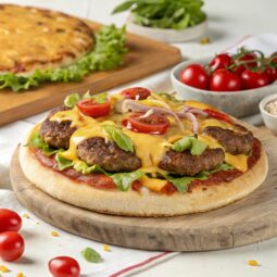 Cheeseburger Pizza