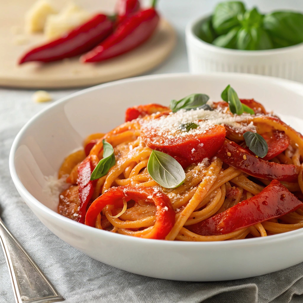 Roasted Red Pepper Pasta