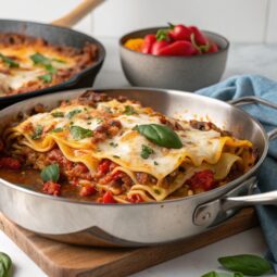 One Pan Skillet Lasagna