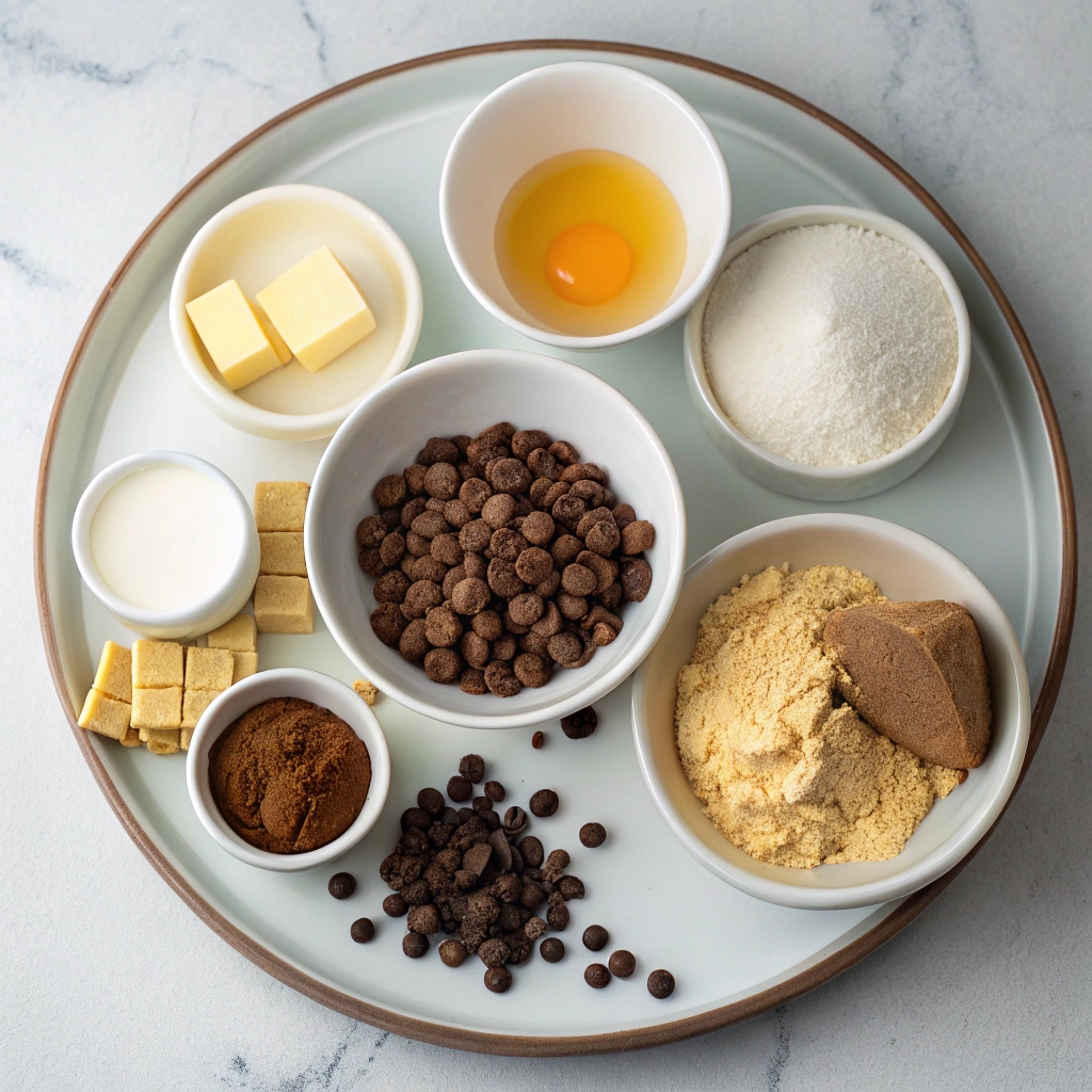 Chocolate Chip Cookie Dough Truffles Ingredients