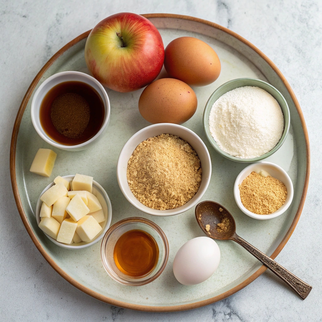 Ingredients for Moist Applesauce Bread