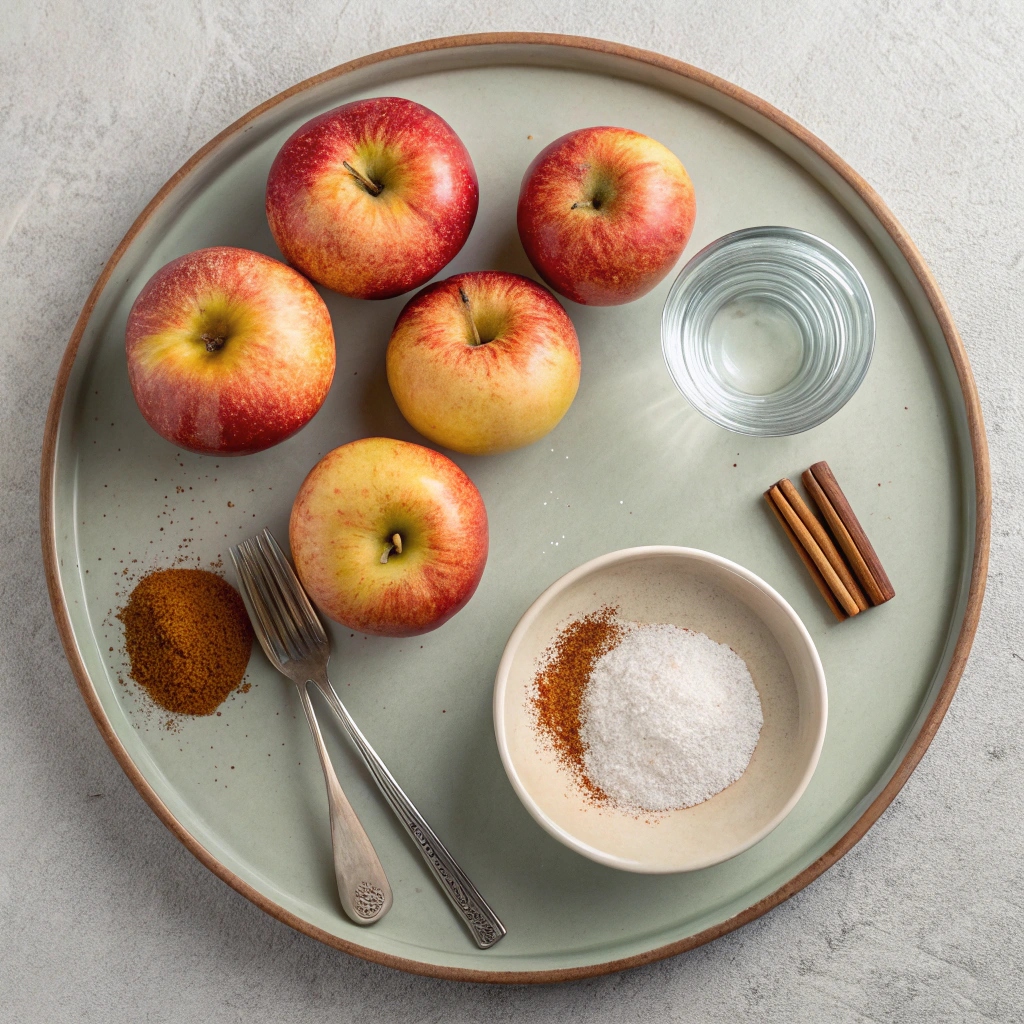 Ingredients for Homemade Applesauce