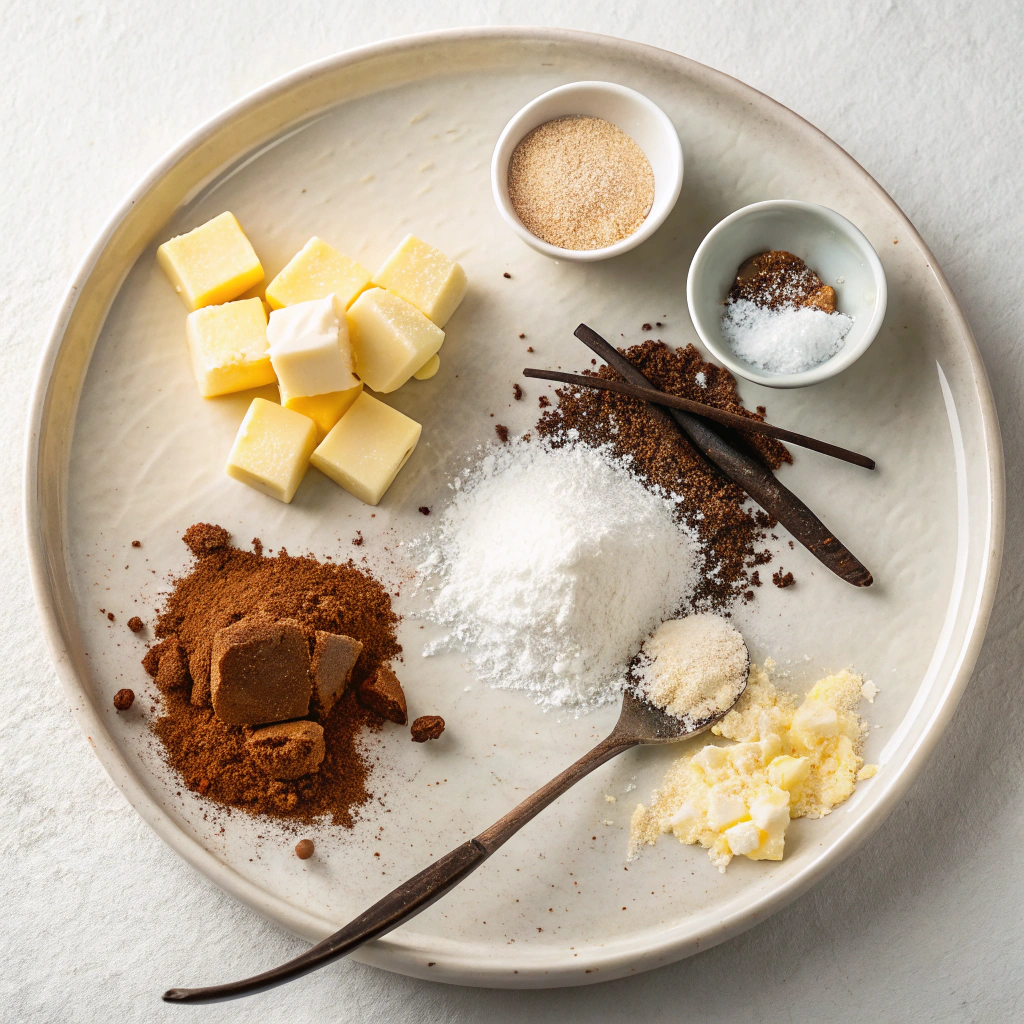 Ingredients for Creamy Chocolate Pudding