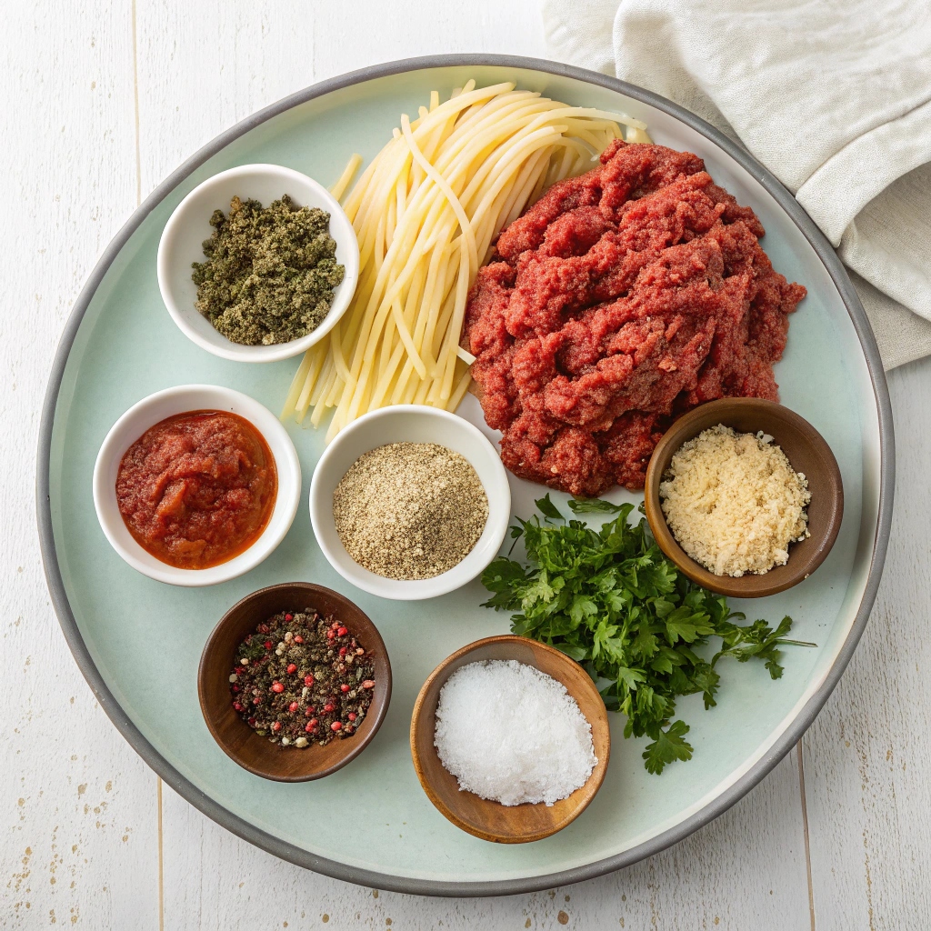 Classic Homemade Spaghetti Sauce Ingredients