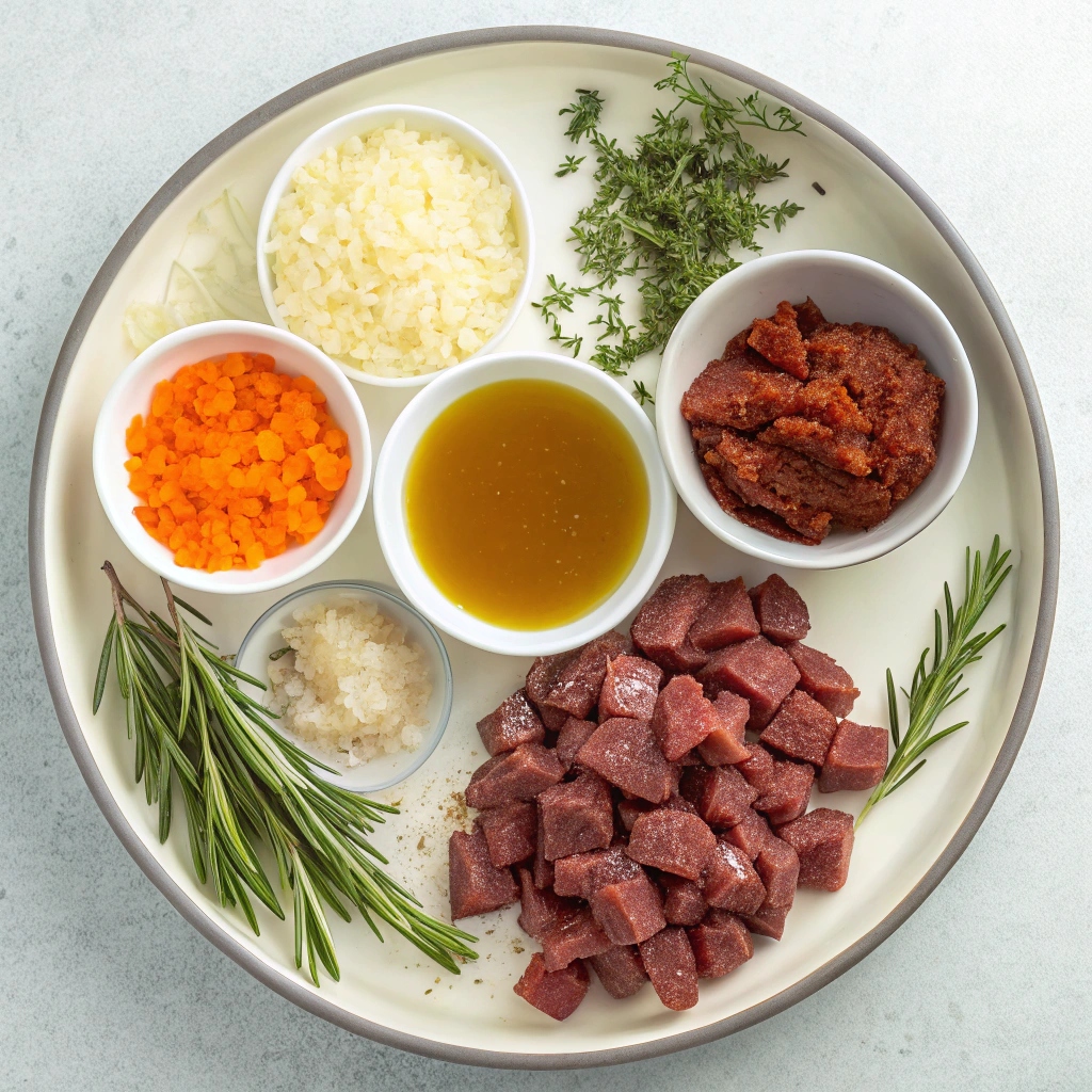 Ingredients for Perfect Braised Short Ribs