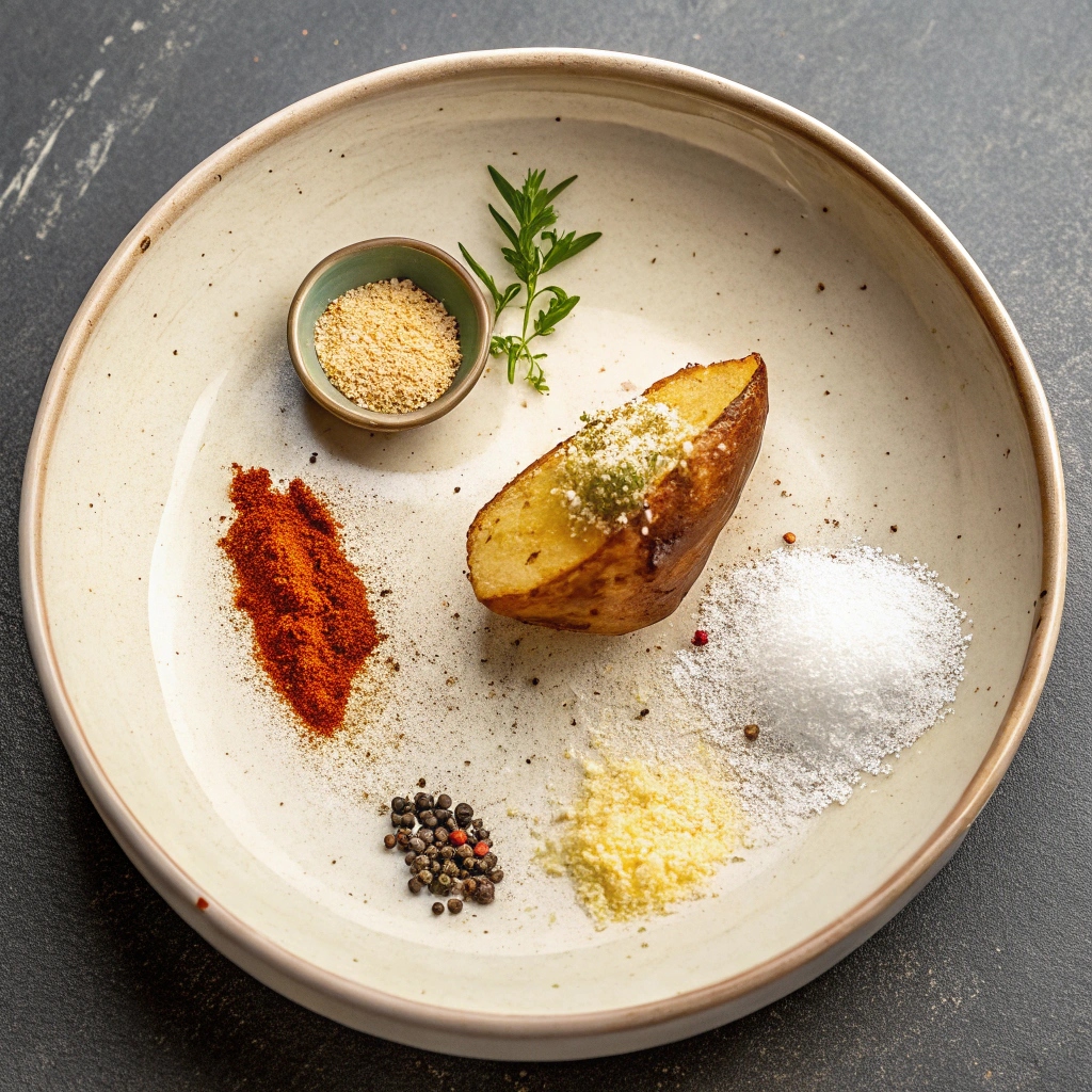 Ingredients for Crispy Air Fryer Potato Wedges