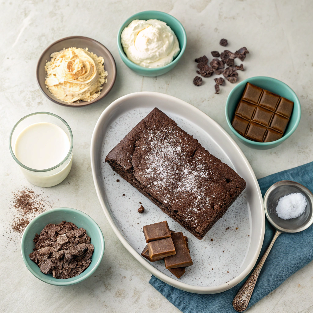 Ingredients for Decadent Chocolate Trifle