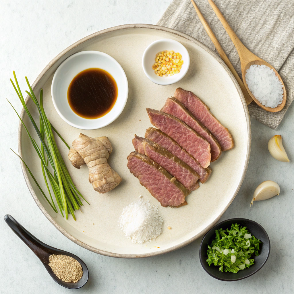 Ingredients For Mongolian Beef