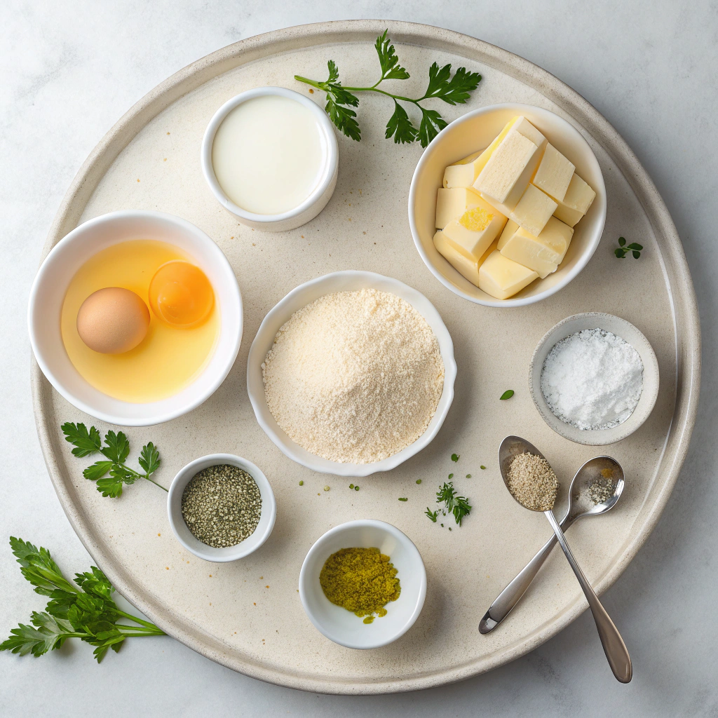 Ingredients for Homemade Garlic Knots