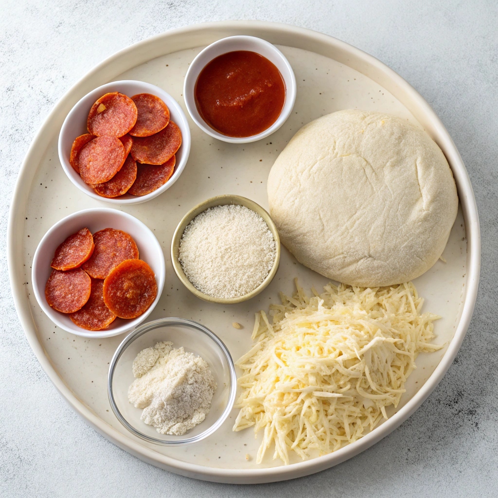 Ingredients for Detroit-Style Pizza