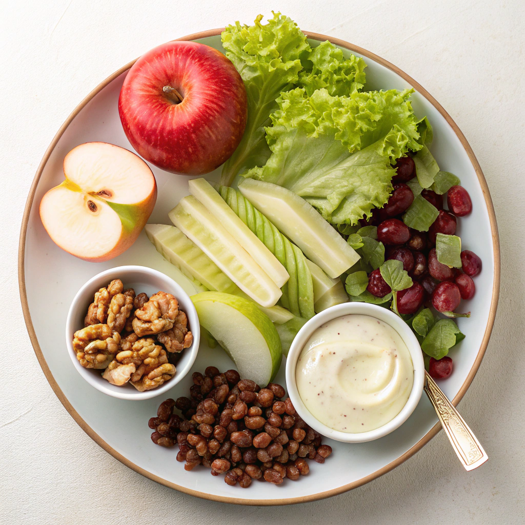 Fresh Waldorf Salad Ingredients