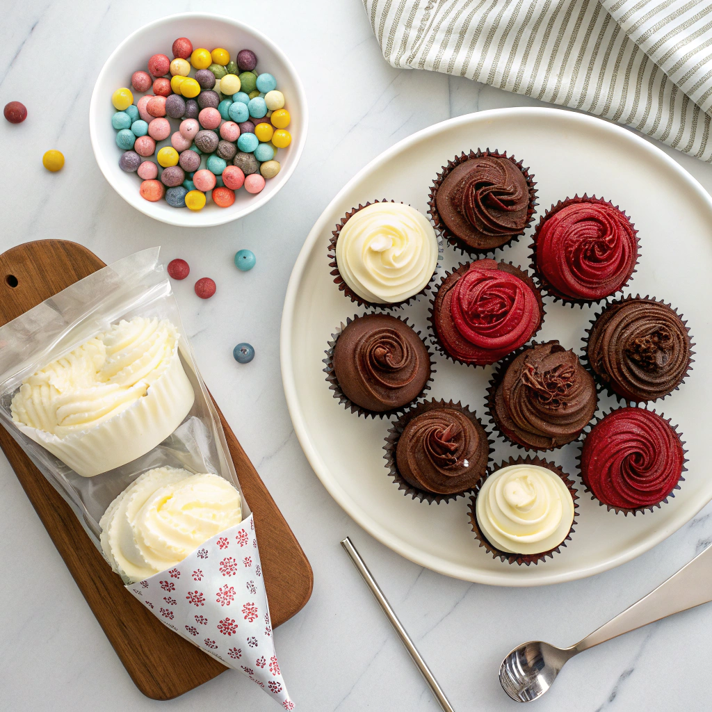 Ingredients for Sweet Heart Cupcakes