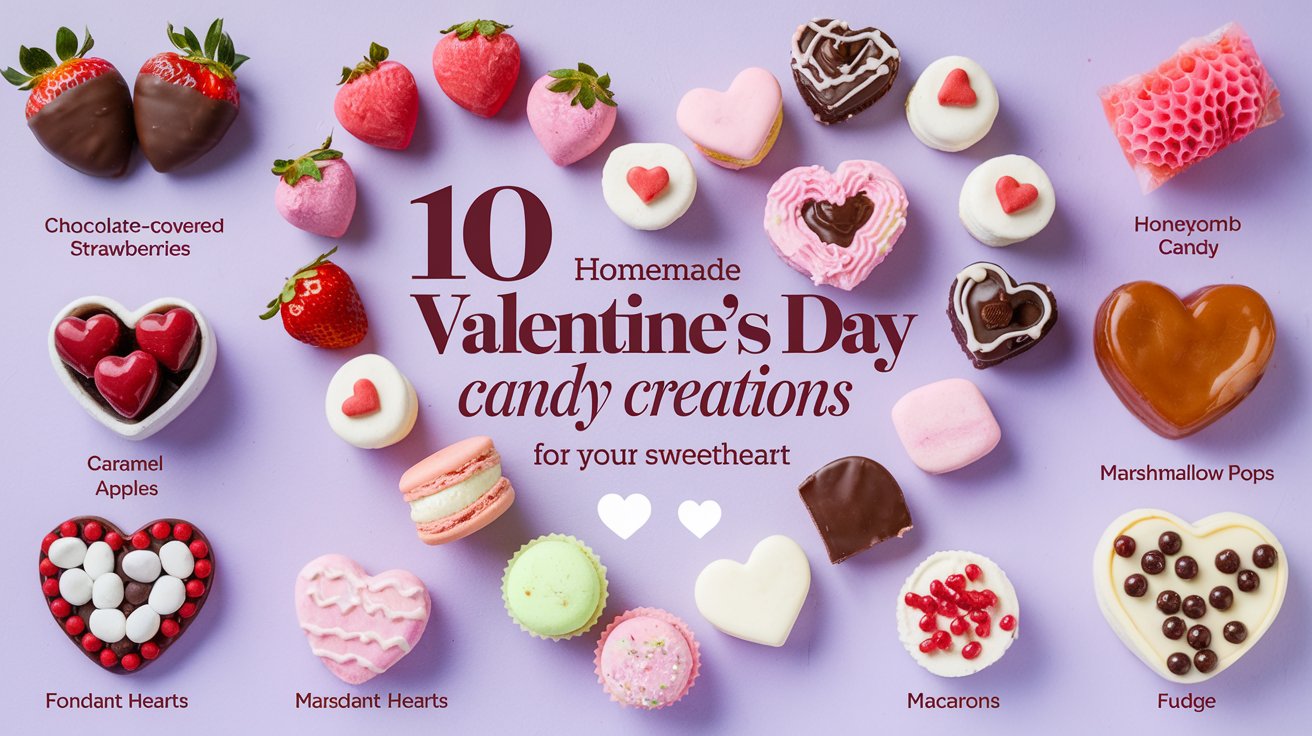 10 Homemade Valentine’s Day Candy Creations for Your Sweetheart