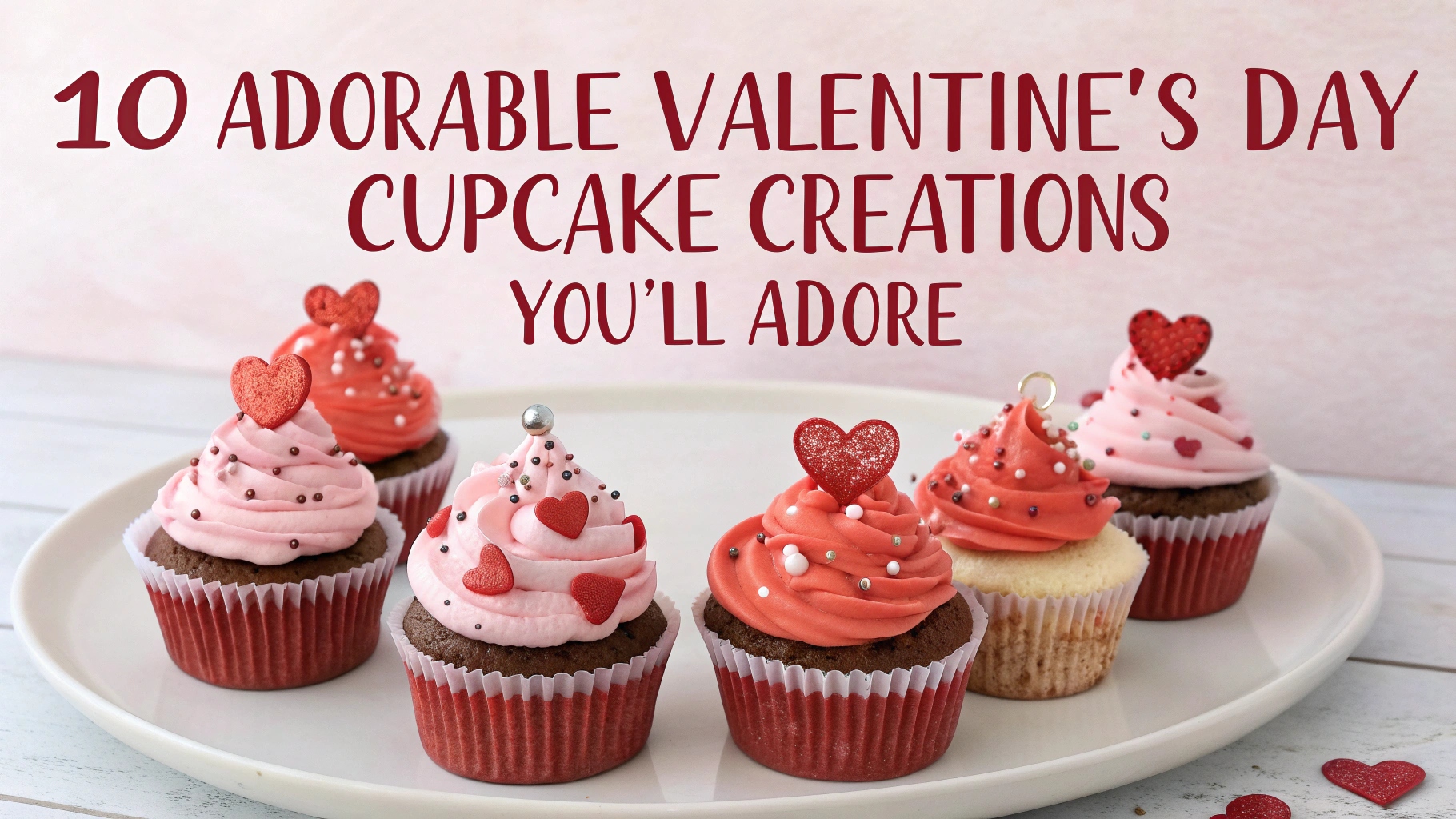 10 Adorable Valentine’s Day Cupcake Creations You’ll Adore