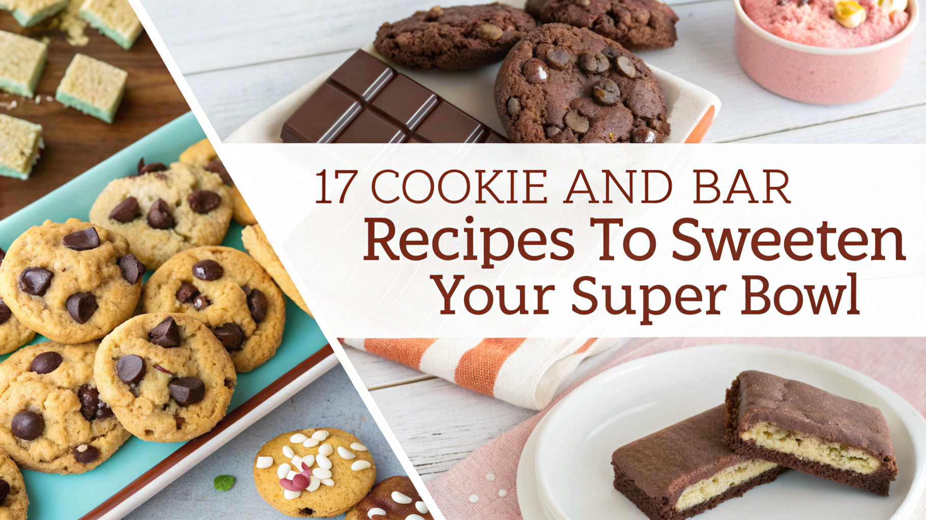 17 Cookie and Bar Recipes to Sweeten Your Super Bowl