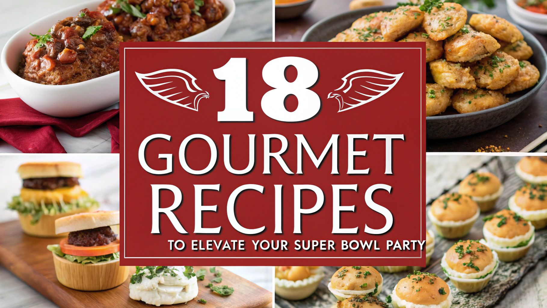 18 Gourmet Recipes to Elevate Your Super Bowl Party