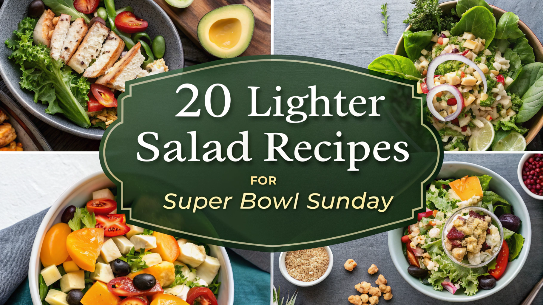 20 Lighter Salad Recipes for Super Bowl Sunday